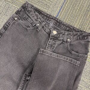 Lee Riders Women's Relaxed Fit Jeans‎ Black Denim 8P Petite Casual